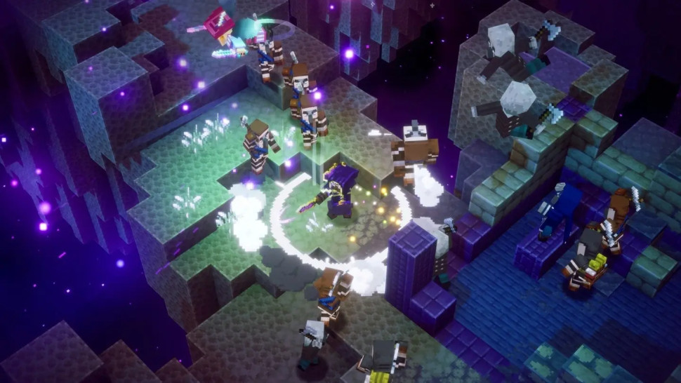 Игра Minecraft Dungeon - Hero Edition (Nintendo Switch) б/у, Русские Субтитры