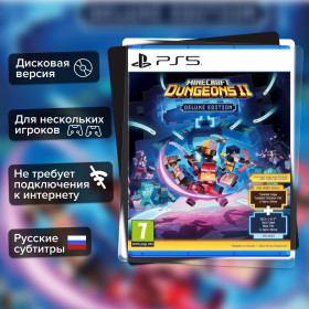 Игра Minecraft Dungeons 2 Deluxe Edition (PS5) б\у, Субтитры на русском