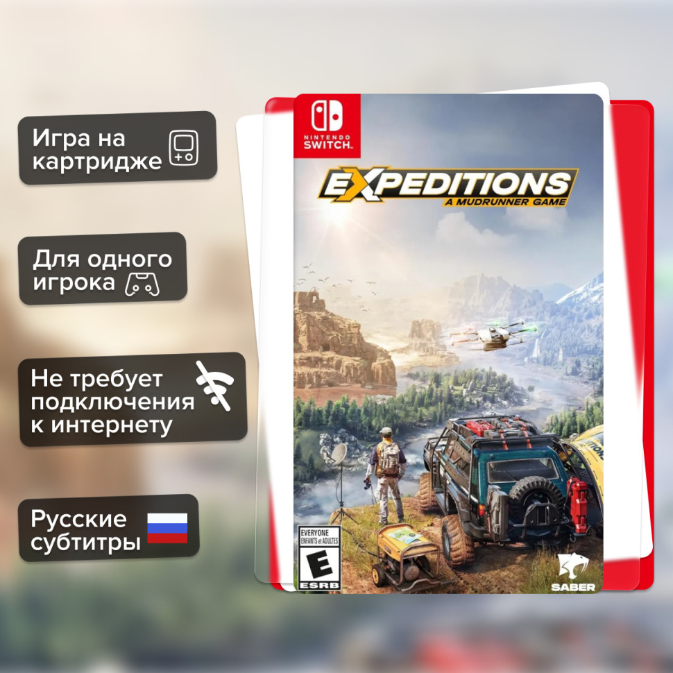 Игра Expeditions: A MudRunner Game (Nintendo Switch) б/у, Русские Субтитры купить за 2199.0000