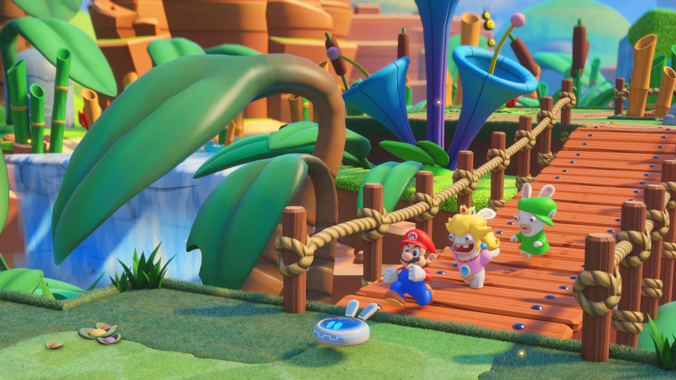 Игра Mario + Rabbids Kingdom Battle (Nintendo Switch) б/у, Полностью На Английском