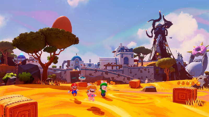 Игра Mario + Rabbids Kingdom Battle (Nintendo Switch) б/у, Полностью На Английском