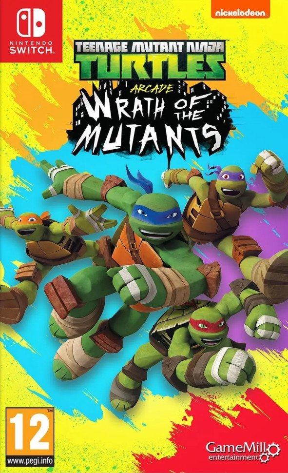 Игра Teenage Mutant Ninja Turtles Arcade: Wrath of the Mutants (Nintendo Switch) Полностью Английский