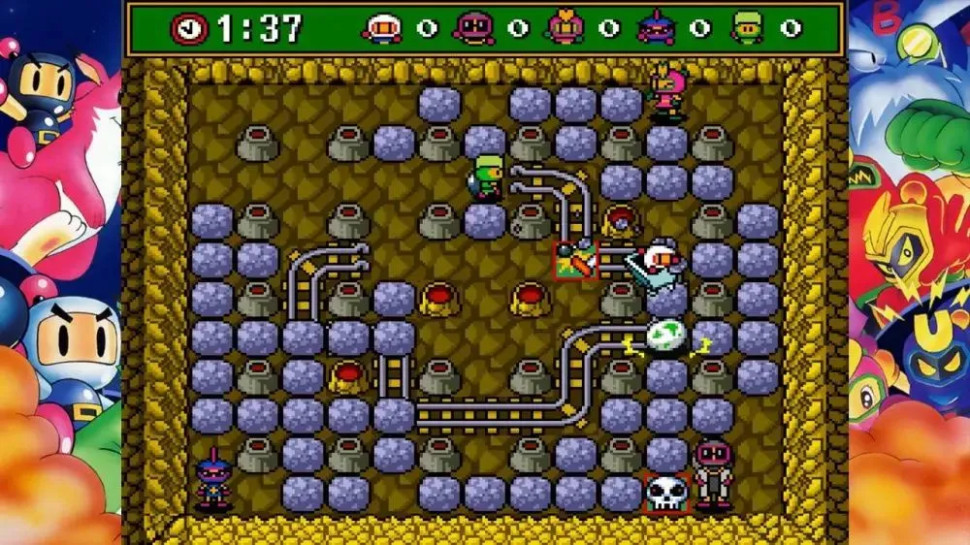 Игра Super Bomberman Collection (PS5) б\у, Полностью на английском