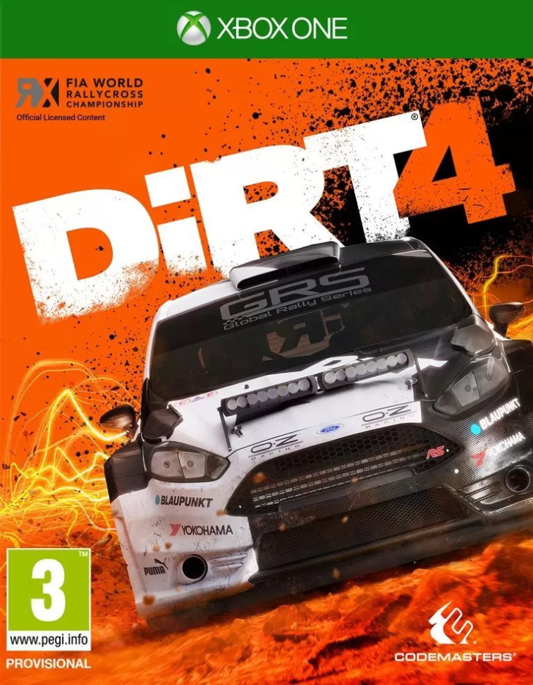 Игра Dirt 4 (Xbox One) б/у, Полностью на английском