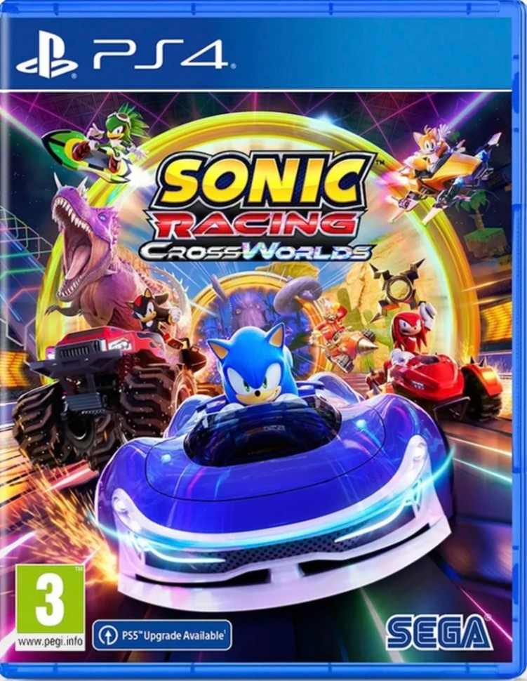 Игра Sonic Racing: CrossWorlds (PS4) Субтитры на русском