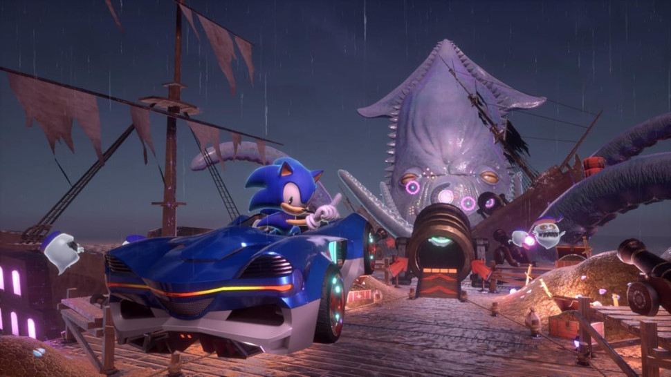 Игра Sonic Racing: CrossWorlds (PS4) Субтитры на русском