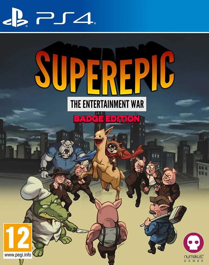 Игра SuperEpic: The Entertainment War Badge Edition (PS4) б/у, Полностью Английский купить за 1799.0000