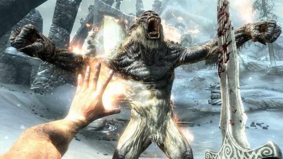 Игра Elder Scrolls V: Skyrim VR (PS4) б/у, Полностью Русский