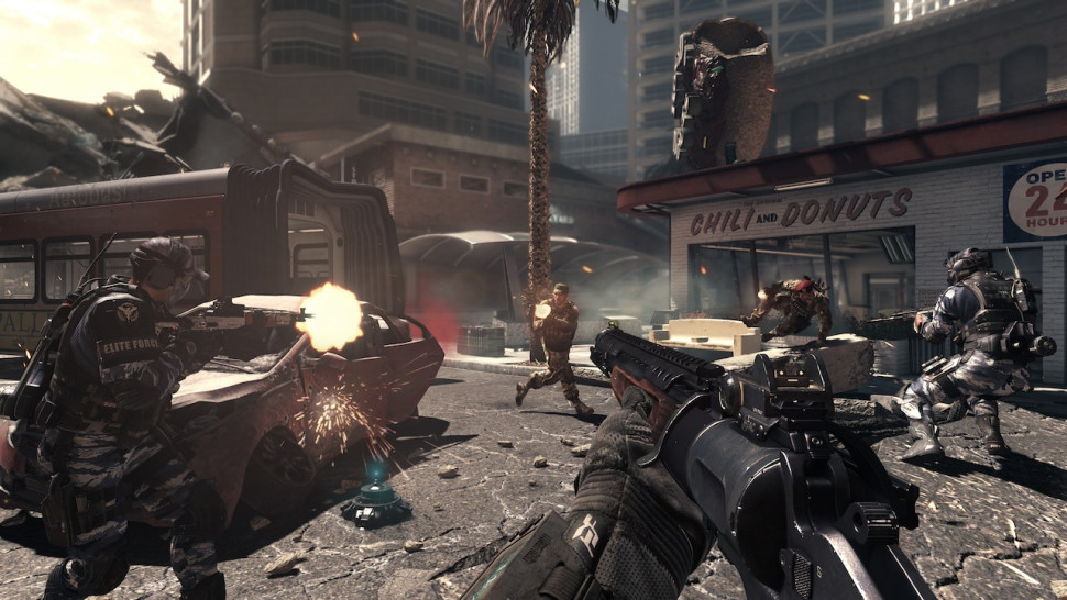 Игра Call of Duty: Ghosts (Xbox one) б/у, Полностью Русский