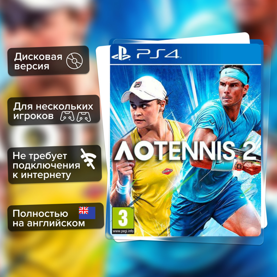 Игра AO Tennis 2 (PS4) б/у, Полностью Английский купить за 1499.0000