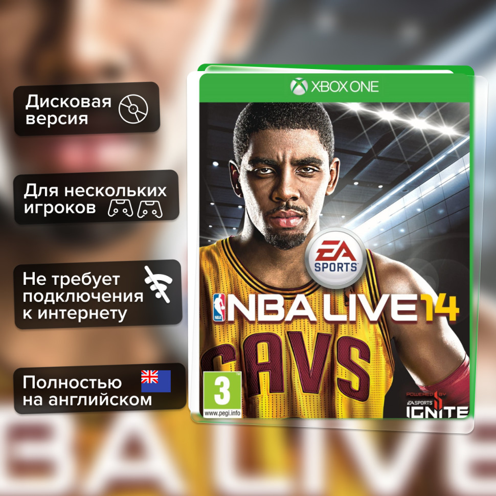 Игра NBA live 14 (Xbox One) Полностью Английский купить за 899.0000