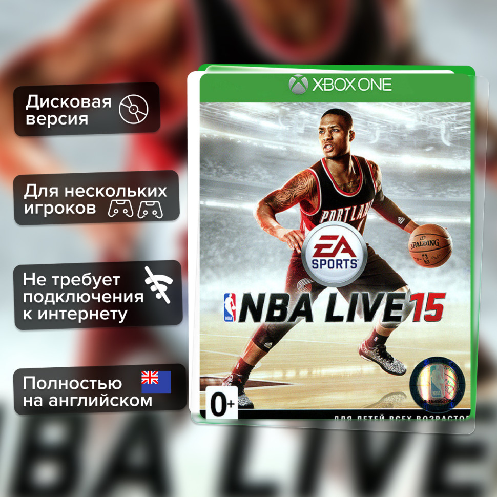 Игра NBA live 15 (Xbox One) Полностью Английский купить за 899.0000