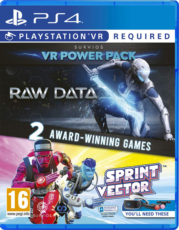 Игра Raw Data & Sprint Vector Pack - Double Pack (только для VR) (PS4) б/у, Полностью Английский купить за 1499.0000