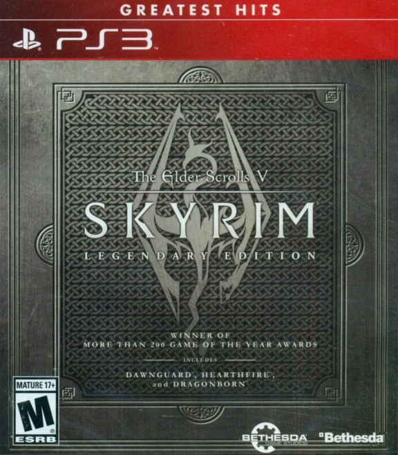 Игра Elder Scrolls V: Skyrim Legendary Edition (PS3) б/у, Полностью Английский купить за 1499.0000
