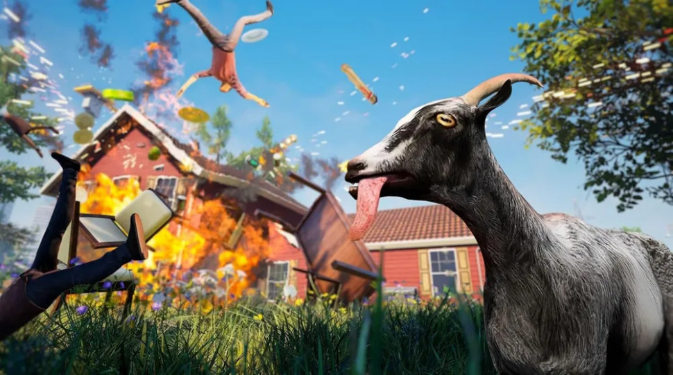 Игра Goat Simulator Remastered (PS5) Субтитры на русском