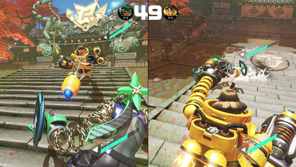 Игра ARMS (Nintendo Switch) б/у, Полностью Русский