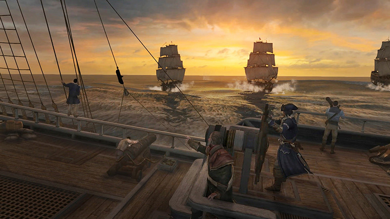 Игра Assassin’s Creed III. Обновленная версия (Nintendo Switch) б/у, Полностью Русский