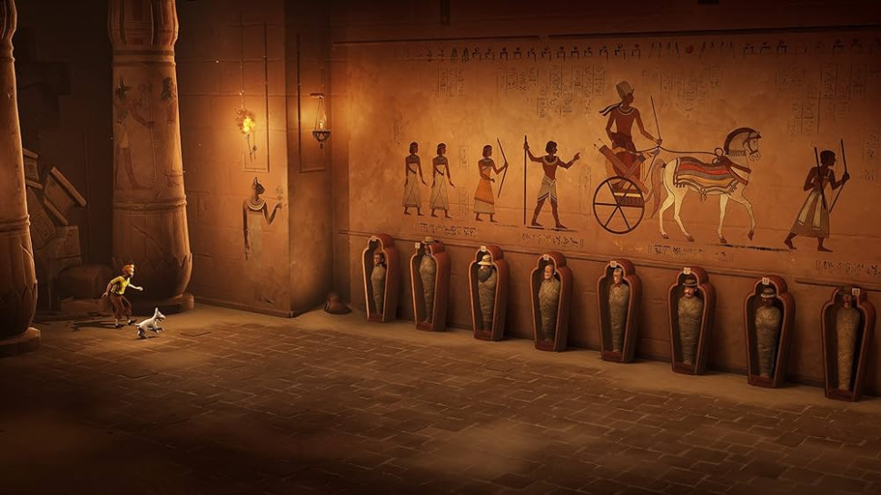 Игра Tintin Reporter - Cigars of the Pharaoh (PS5) б/у, Русские Субтитры