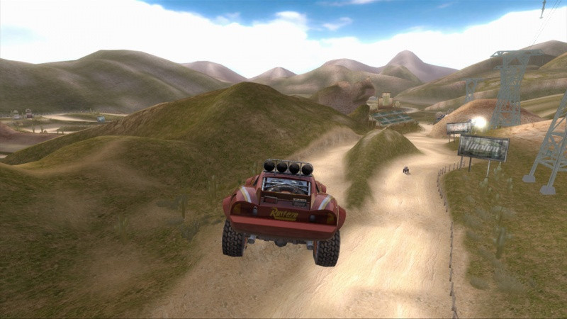 Игра Тачки: Race O Rama (Xbox 360) б/у, Полностью Английский
