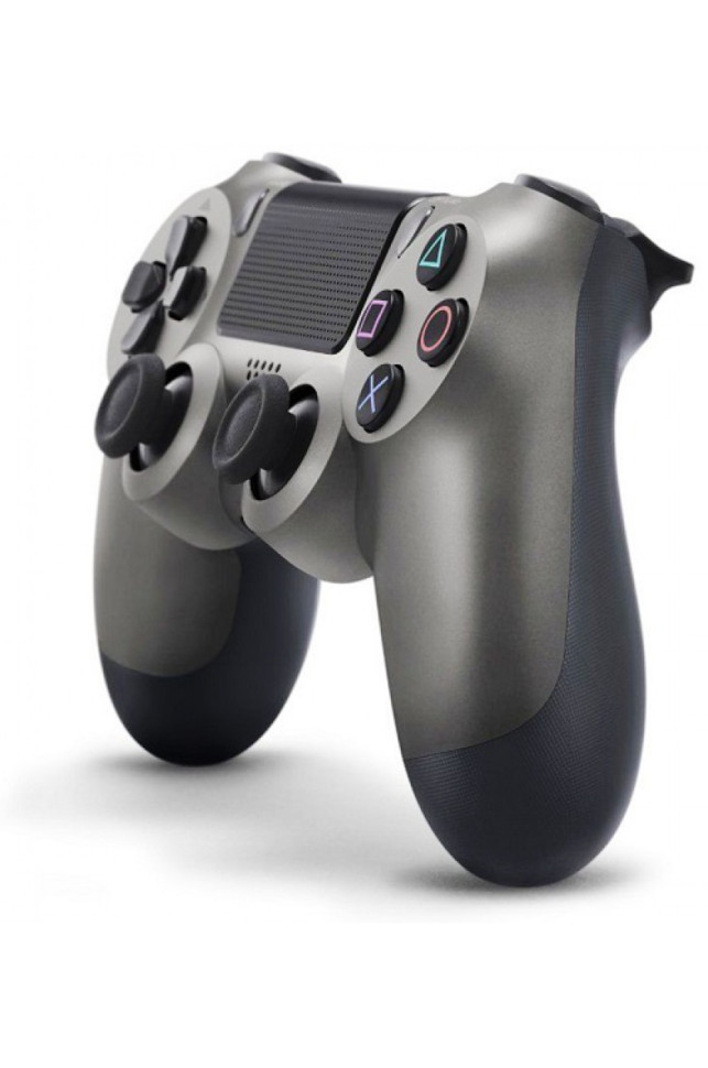 Геймпад (Джойстик) для PS4 V2 Steel Black (Replica)