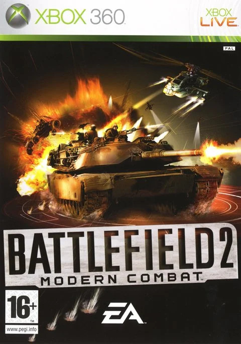 Игра Battlefield 2: Modern Combat (Xbox 360) б/у, Полностью Английский