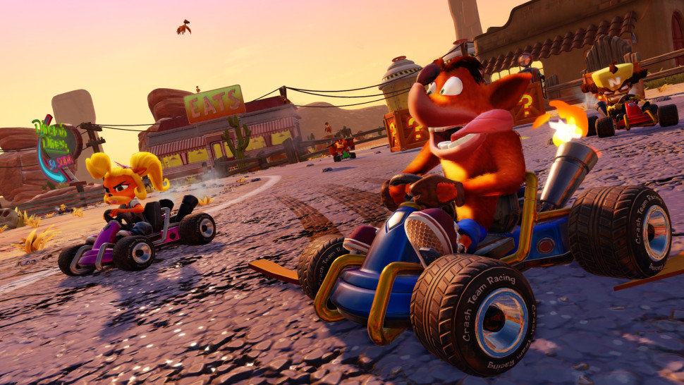Игра Crash Team Racing Nitro-Fueled (Xbox one) б/у, полностью на английском