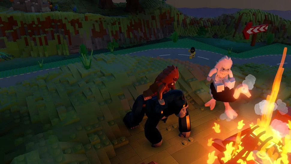 Игра LEGO Worlds (PS4) Англ. б/у, Полностью Английский