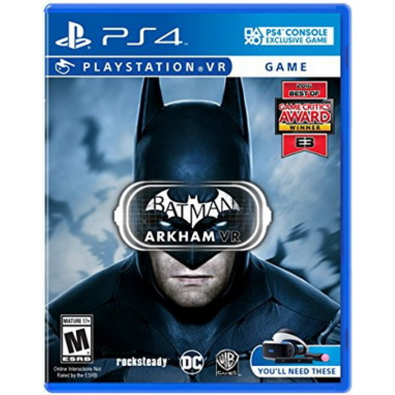 Игра Batman™: Arkham VR (PS4) б/у, Русские Субтитры купить за 1999.0000