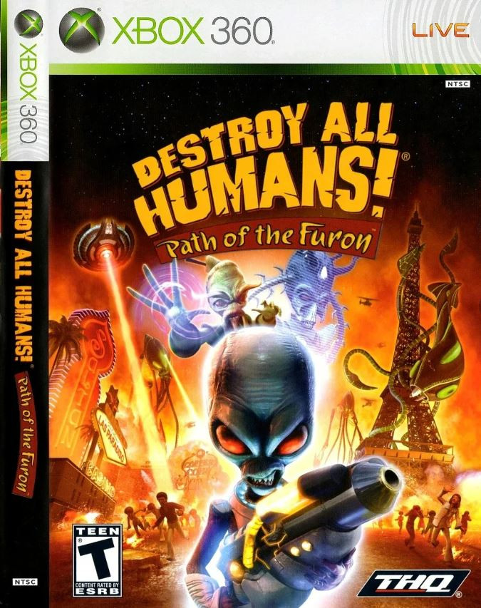 Игра Destroy All Humans: Во имя Фурона (Xbox 360) б/у, Полностью Английский купить за 1499.0000