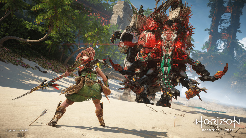Игра Horizon Запретный Запад (PS4) б/у, Полностью Русский