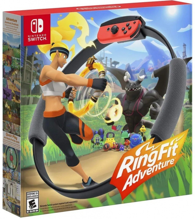 Игра Ring Fit Adventure (Nintendo Switch) б/у, Русские Субтитры