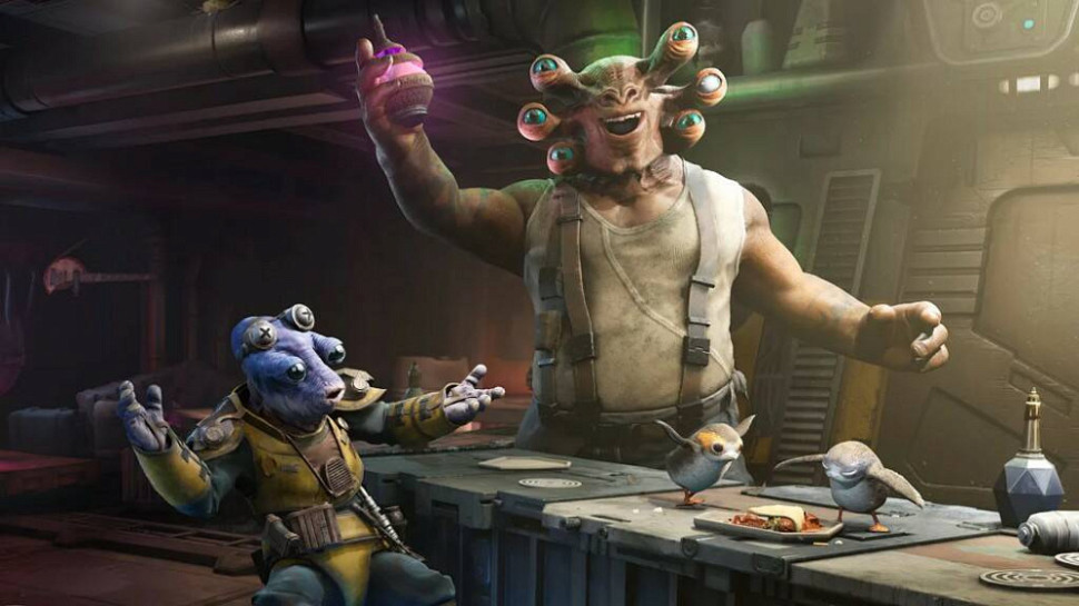 Игра Star Wars Tales from the Galaxy's Edge (PS5) (VR2) б/у, Полностью На Анлийском