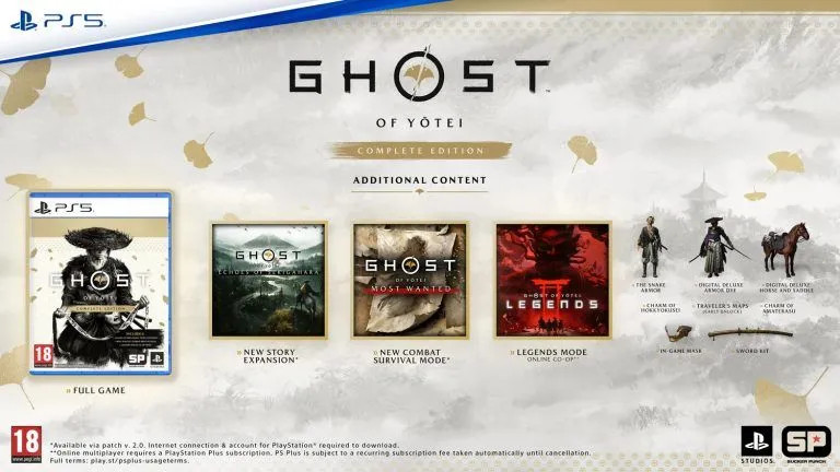 Игра Ghost Of Yotei Complete Edition (PS5) б\у, Полностью на русском