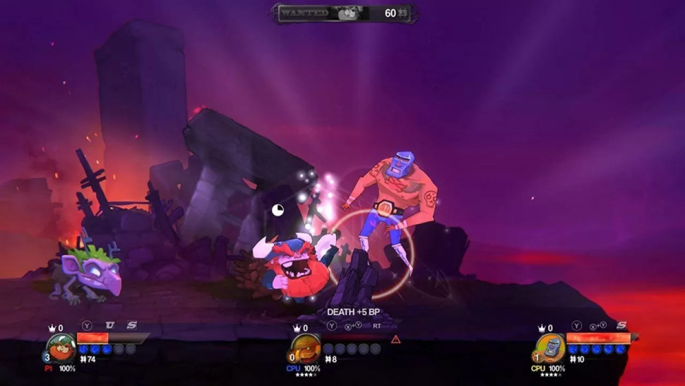 Игра Bounty Battle: The Ultimate Indie Brawler (PS4) Полностью Английский