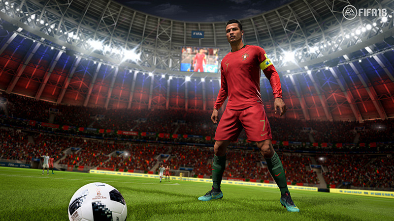Игра FIFA 18 (Xbox one) б/у, Полностью Русский