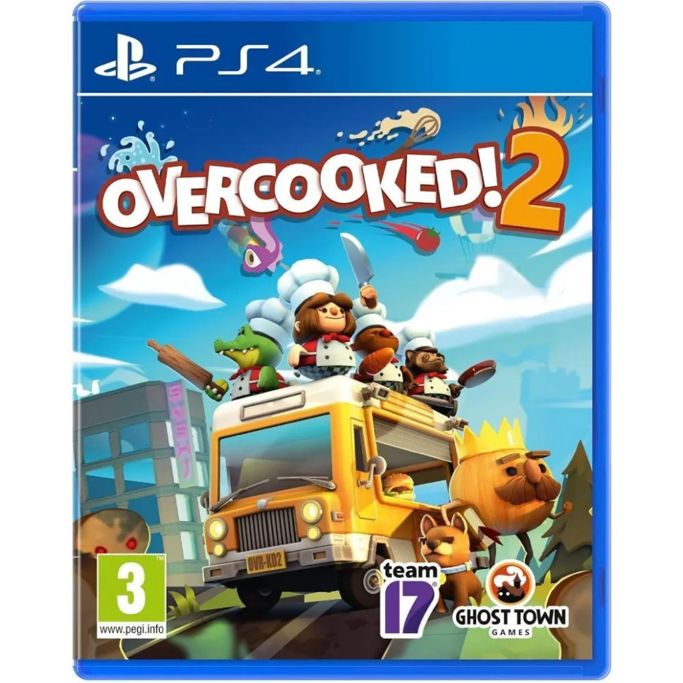 Игра Overcooked! 2 (PS4) б\у, Полностью на английском