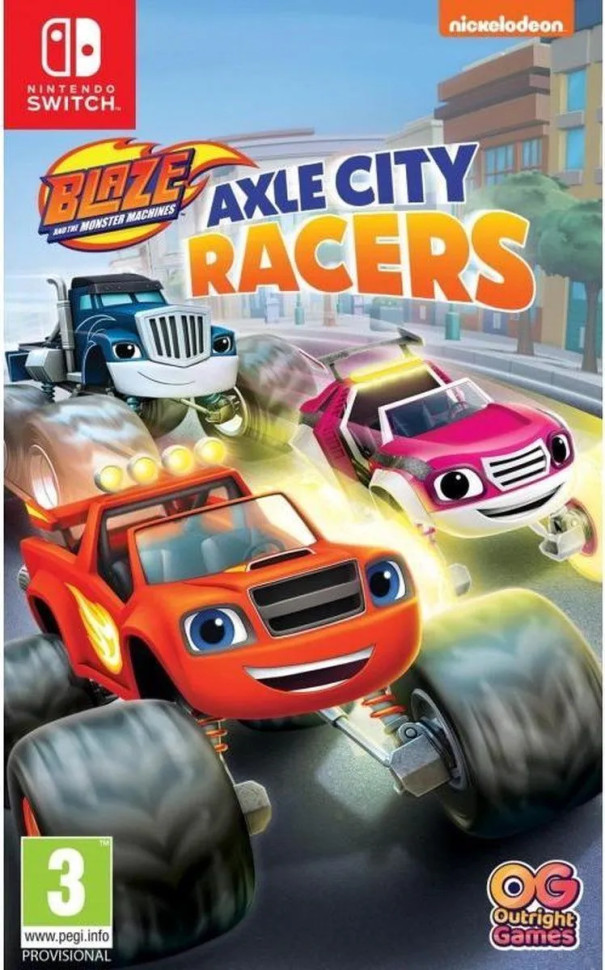 Игра Blaze and the Monster Machines: Axle City Racers (Nintendo Switch) б\у, Субтитры на русском