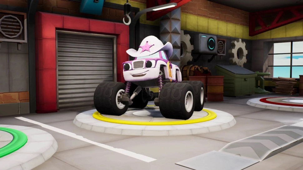 Игра Blaze and the Monster Machines: Axle City Racers (Nintendo Switch) б\у, Субтитры на русском