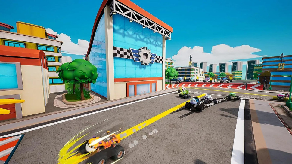 Игра Blaze and the Monster Machines: Axle City Racers (Nintendo Switch) б\у, Субтитры на русском