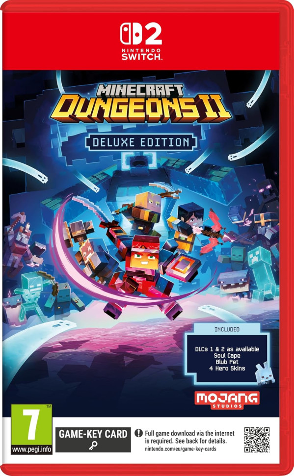 Игра Minecraft Dungeons 2 Deluxe Edition (Nintendo Switch 2) Субтитры на русском
