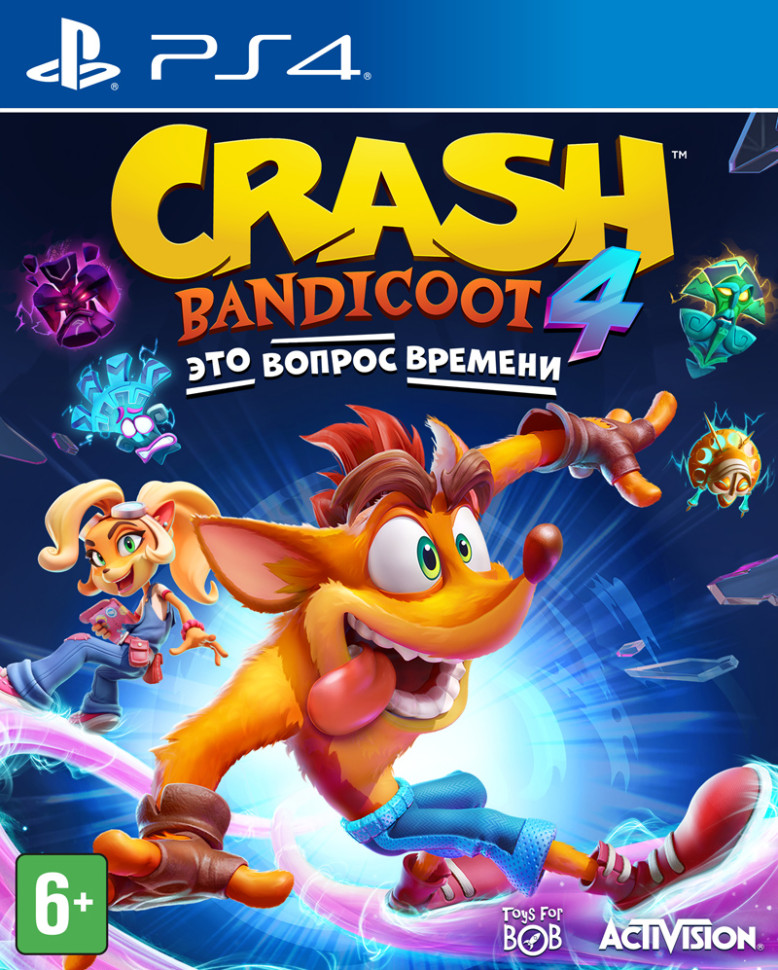Игра Crash Bandicoot 4: Это Вопрос Времени (PS4) б/у, Русские Субтитры
