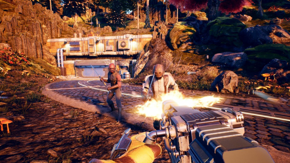 Игра The Outer Worlds (Nintendo Switch) б\у, Субтитры на русском