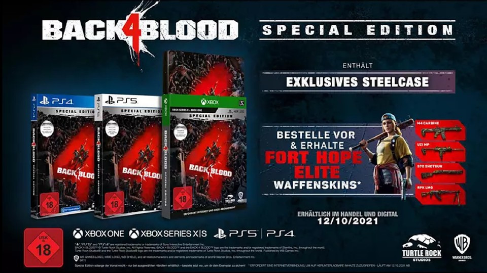 Игра Back 4 Blood. Специальное издание (PS4)  б/у, Русские Субтитры
