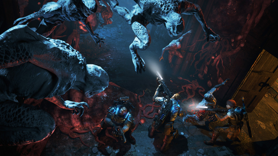 Игра Gears of War 4 (Xbox one) б/у, Русские Субтитры