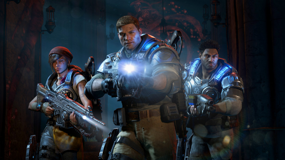 Игра Gears of War 4 (Xbox one) б/у, Русские Субтитры