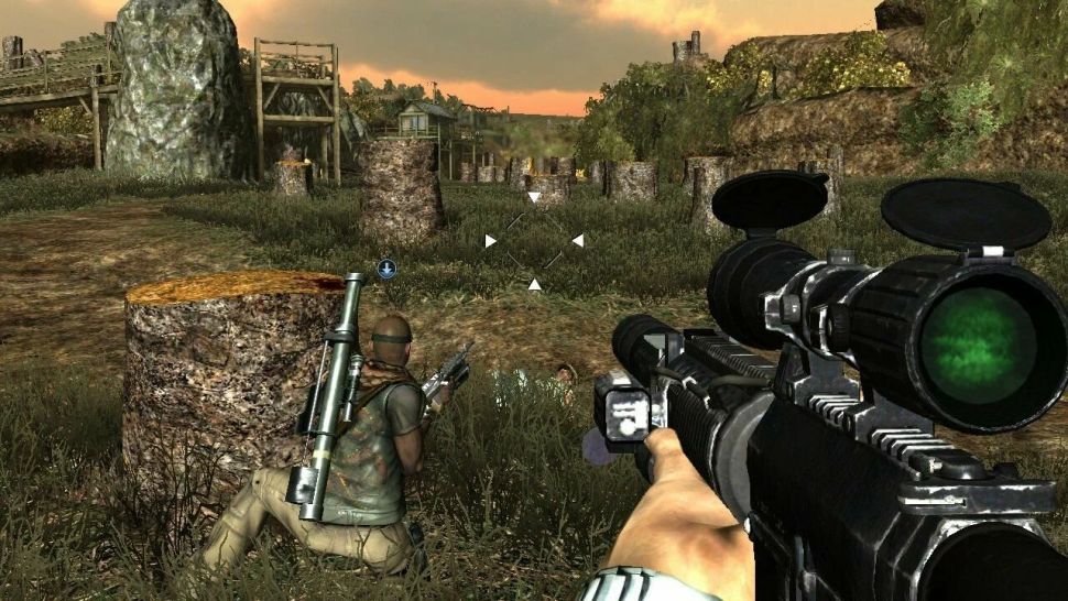 Игра Conflict Denied ops (Xbox 360) б/у Англ., Полностью Английский