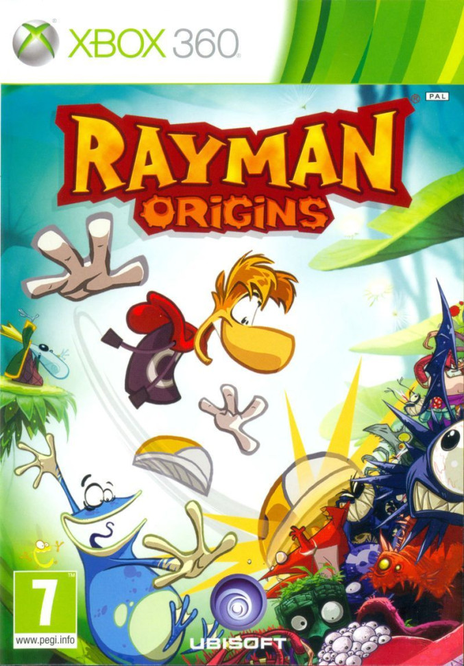 Игра Rayman Origins (Xbox 360) Classics б/у, Полностью Русский купить за 2499.0000