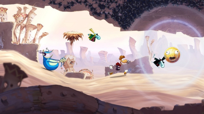 Игра Rayman Origins (Xbox 360) Classics б/у, Полностью Русский