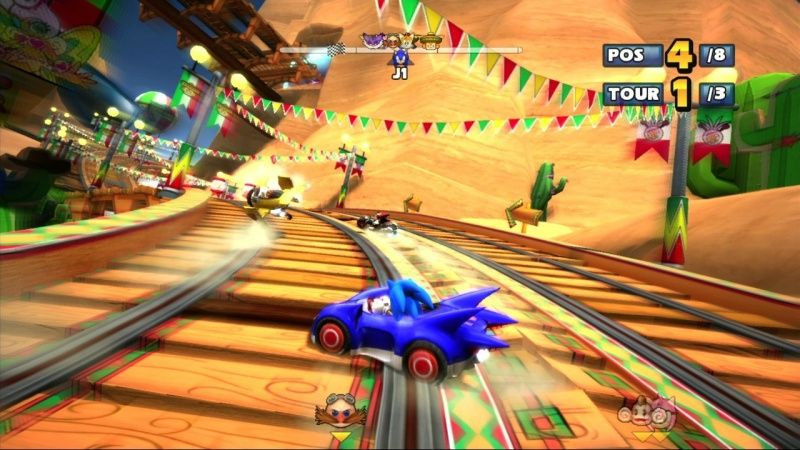 Игра Sonic & All-Star Racing (Xbox 360) Полностью Английский