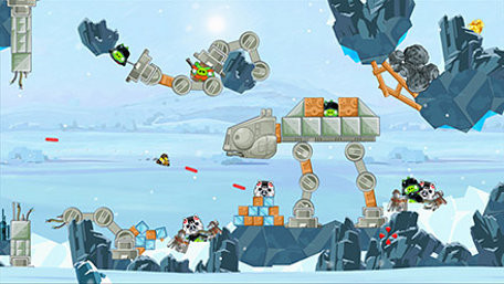 Игра Angry Birds Star Wars (PS4) б/у, Полностью Русский